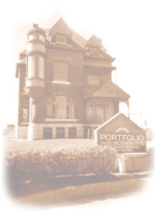 Portfolio Gallery & Education Center is located in an historic home behind Powell Symphony Hall